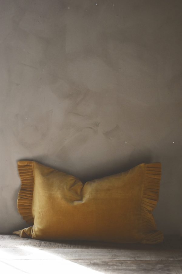 Putetrekk velur 40x60 cm sennep - Bilde 2