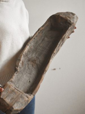 Vintage fat/trau i tre 95-110 x 20cm (varierende størrelser)