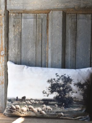 Putetrekk velur trykk landskap sau 40x60 cm