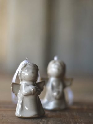 Engel heng keramikk barn ass h 6,5 cm