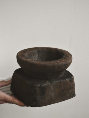 Vintage lysestake ca. 12x12cm (varierende størrelser)