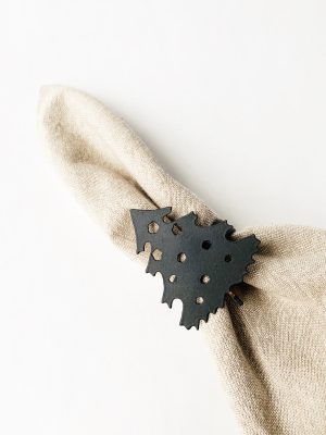 Serviettring juletre