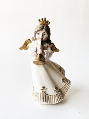 Englebarn m fløyte h 13 cm