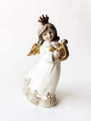 Englebarn m harpe h 13 cm