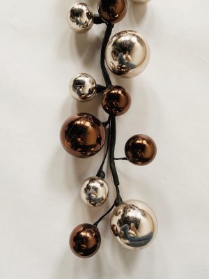 Girlander julekuler 120 cm