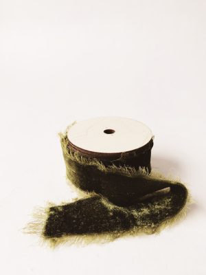 Velurbånd 3 cm, 3 meter grønn