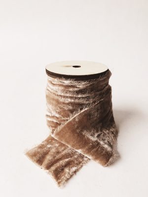 Velurbånd 5 cm, 3 meter sand