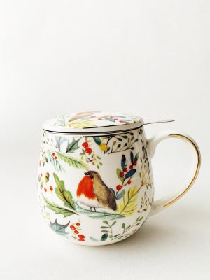 Krus m lokk og sil gaveeske julemønster