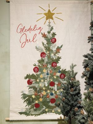 Julekalender 70x100 cm juletre