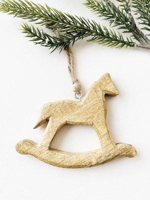 Gyngehest tre heng 10x10 cm