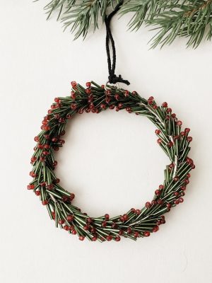 Heng perler krans d 9 cm