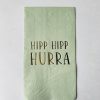 Serviett Hipp hipp hurra 33x40 cm
