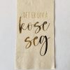 ServiettDet er lov å kose seg 33x40 cm bambus