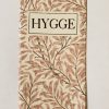 Serviett Hygge - blader rosa 33x44 cm