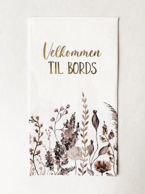 Serviett buffet "velkommen til bords"