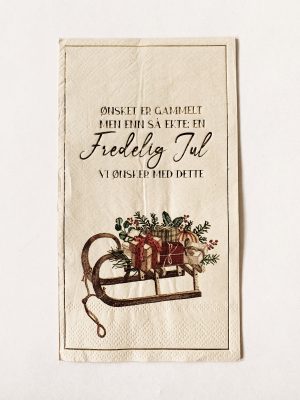 Serviett buffet "Fredelig jul"
