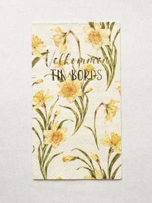 Serviett buffet Påskelilje