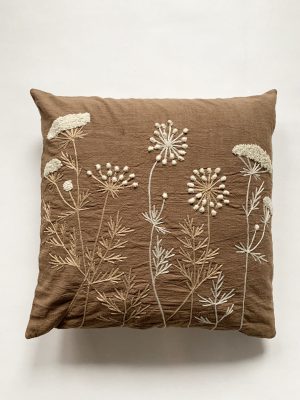 Putetrekk 45x45 cm eng brun