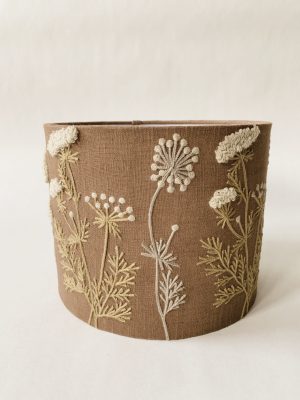 Lampeskjerm eng brun d25xh20 cm