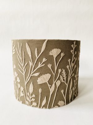 Lampeskjerm eng olivengrønn d25xh20 cm