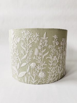 Lampeskjerm lys grønn 25x34 cm