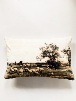 Putetrekk velur trykk landskap sau 40x60 cm