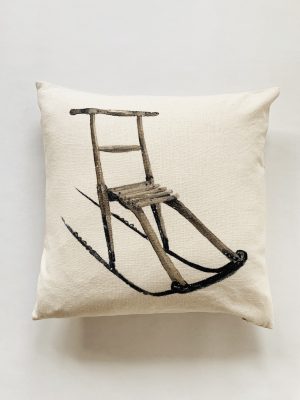Putetrekk 50x50 cm spark Akvarell malt av Anita Sletten Nordicwild