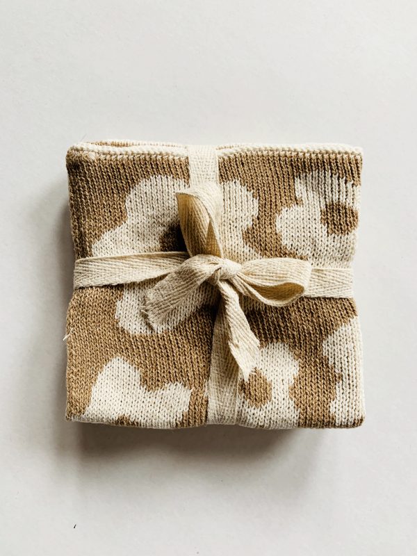 Klut blomst 25x25 cm sand 2pk