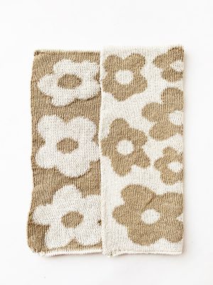 Klut blomst 25x25 cm sand 2pk