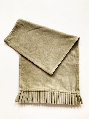 Løper velur 40x140 cm grønn