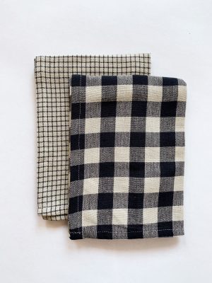 Kjøkkenhåndkle 45x45 cm 2-pakk blå